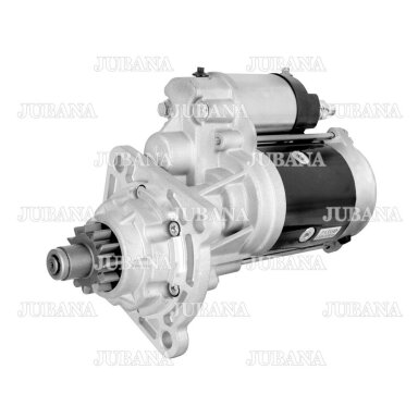 Starteris JUBANA 12V 2,8kW; BOBCAT, KUBOTA, CLARK, PERKINS, NEW HOLLAND
