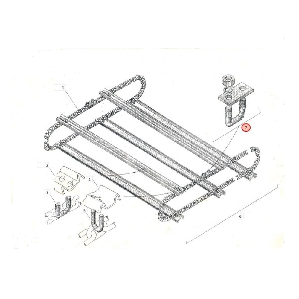 Sujungimas PRT-10 transporteriui (kratytuvui) apkaba su plokštele 1