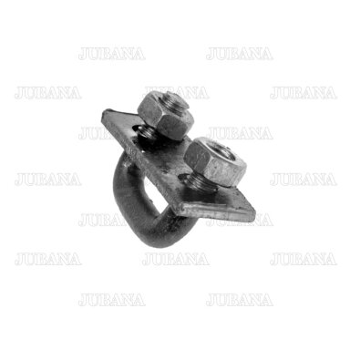 Connection for ROU-6 conveyor clamp with plate