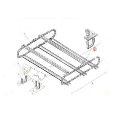 Sujungimas PRT-10 transporteriui (kratytuvui) apkaba su plokštele 1 Sujungimas PRT-10 transporteriui (kratytuvui) apkaba su plokštele 1