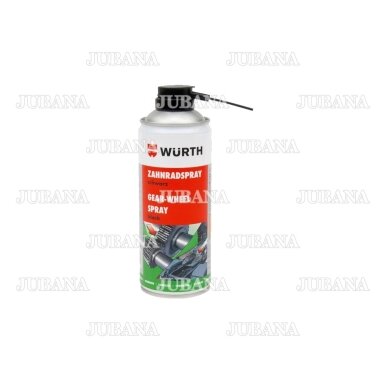 Lubricant for gears and chains black, 400 ml, WURTH