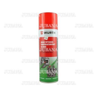 Copper spray grease CU800, 300 ml, WURTH