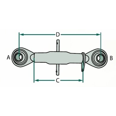 Top link assembly Fendt
