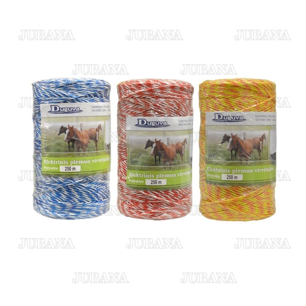 Cord for electric fence 6 wires 0.20 mm 250 m DUGUVA