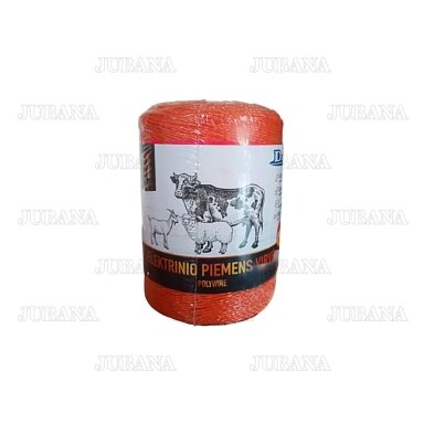 Cord for electric fence 3 wires 0.16 mm 500 m DUGUVA