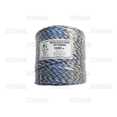 Rope conductor for electric fence INOX 6 x 0.15 1000 m 6 ohm/m