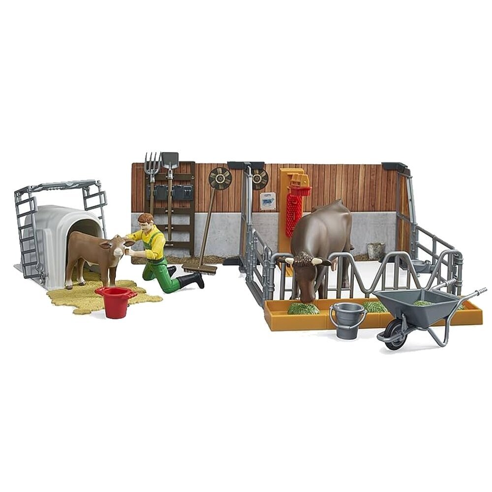 BRUDER toy cowgirl with farmer figure 1 BRUDER toy cowgirl with farmer figure 1