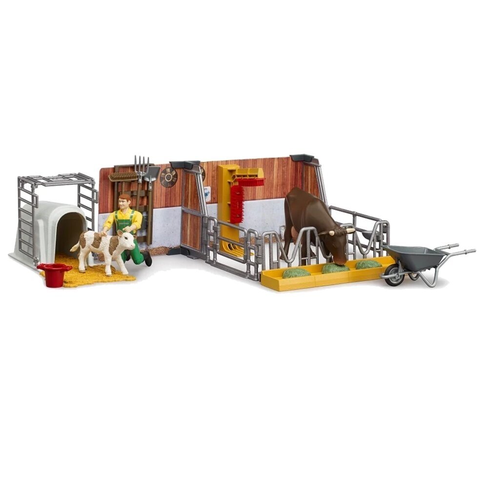 BRUDER toy cowgirl with farmer figure