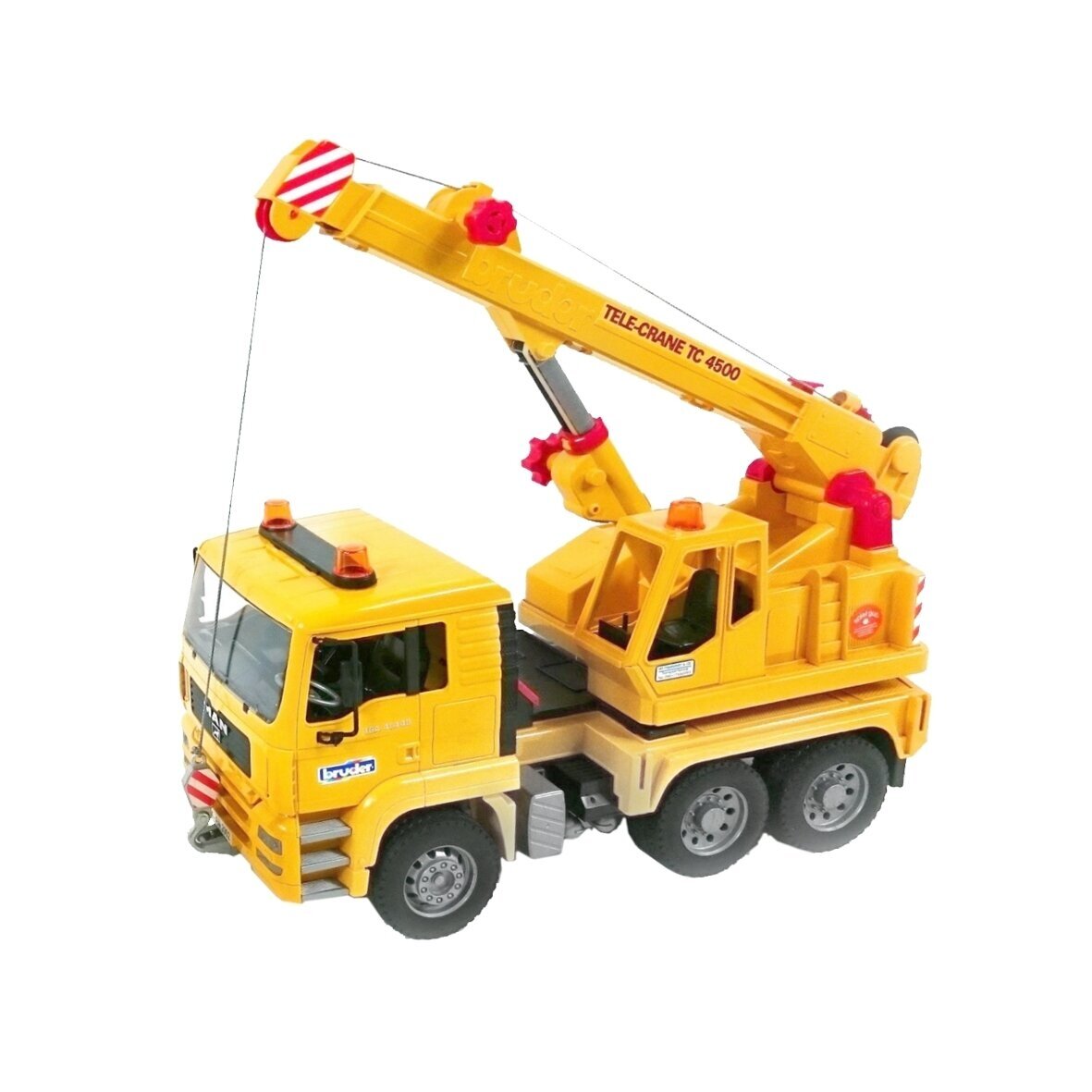 BRUDER toy MAN truck with crane BRUDER toy MAN truck with crane