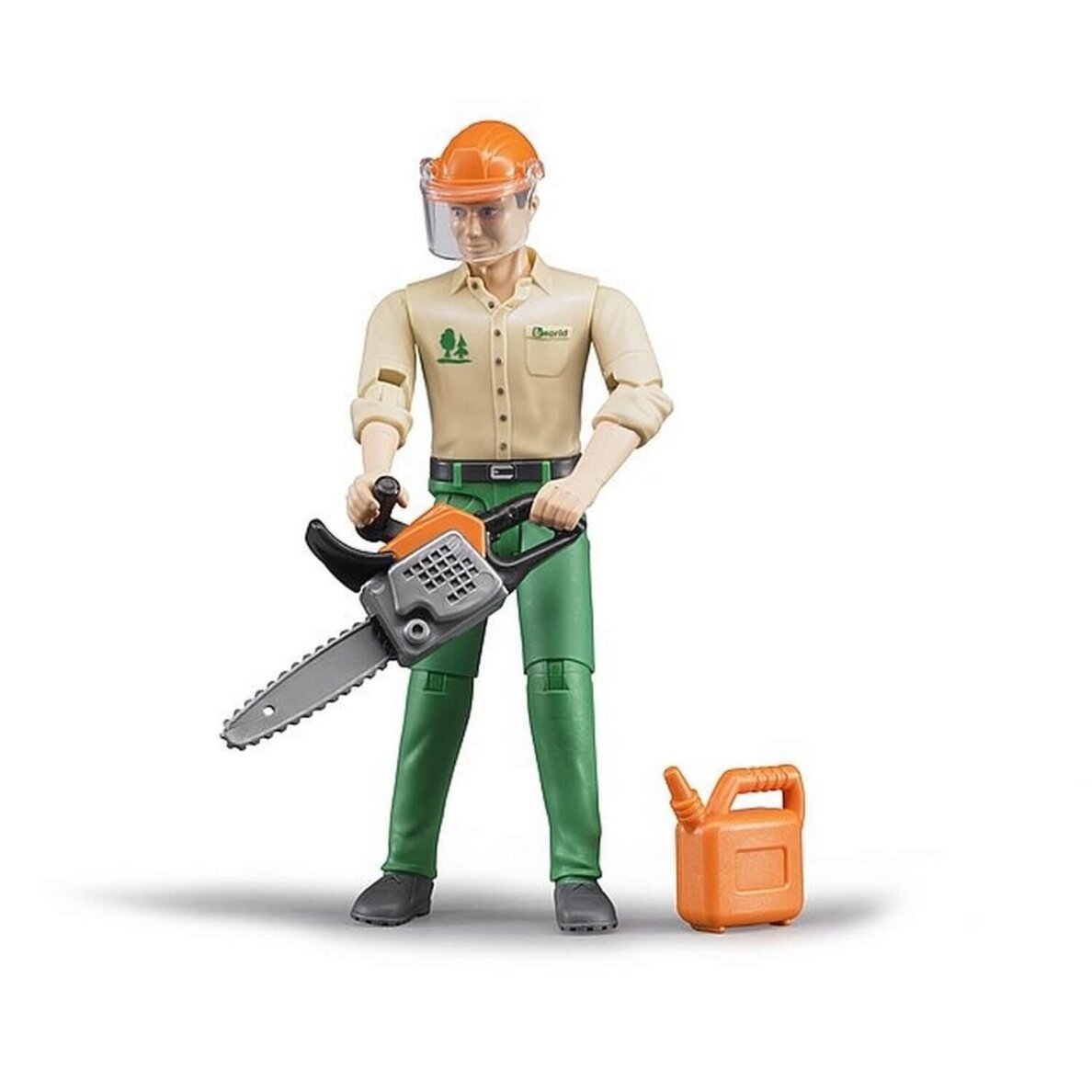 BRUDER toy forest worker with accessories BRUDER toy forest worker with accessories