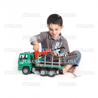 Žaislas BRUDER miškovežis sunkvežimis MAN 7