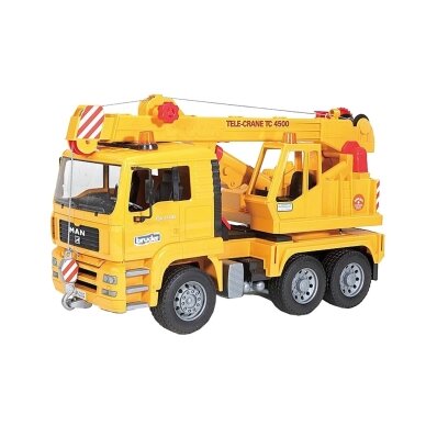 BRUDER toy MAN truck with crane 1 BRUDER toy MAN truck with crane 1