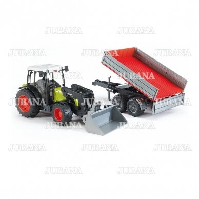 Bruder toy Claas Nectis 267 F with Tipping trailer