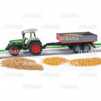 BRUDER toy Fendt 209 S with tipping trailer 5