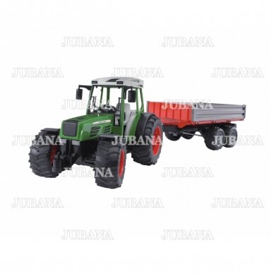 Žaislas Bruder traktorius FENDT 209 S su priekaba 1