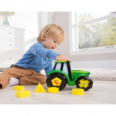 Žaislas traktorius JOHN DEERE lavinamasis (formelės) 3