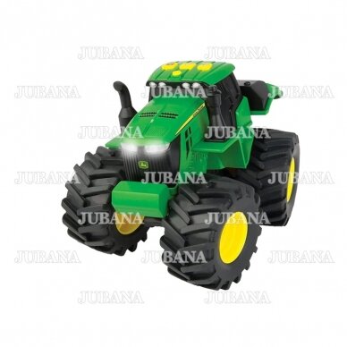 Žaislas traktorius JOHN DEERE monster šviečia ir groja