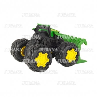 Žaislas traktorius JOHN DEERE monsteris ant didelių ratų 1
