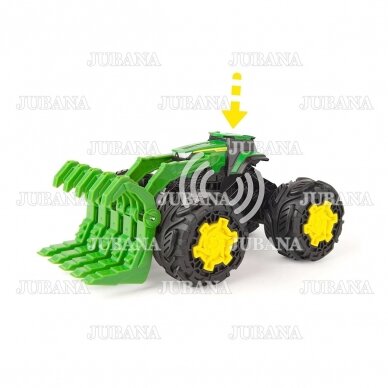 Žaislas traktorius JOHN DEERE monsteris ant didelių ratų 2