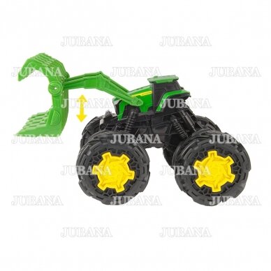 Žaislas traktorius JOHN DEERE monsteris ant didelių ratų 3