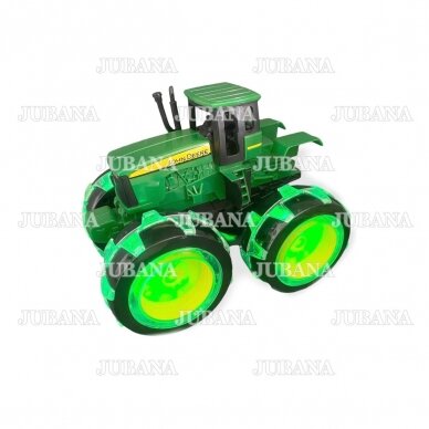 Žaislas TOMY traktorius John Deere monstras su šviečiančiais ratais 3