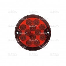 Rear LED fog lamp 9-33V, LC 95 mm (red) round